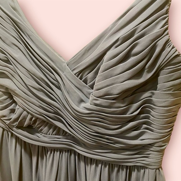 David’s Bridal Grey Dress - Picture 3 of 6